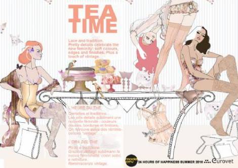 Tendências lingerie verão 2011 Hora do chá